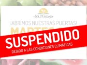 Sol Puntano pospuso la apertura al público