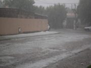 Fuerte granizada en Villa Mercedes
