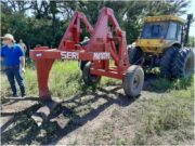 Diseñan el primer destroncador de renovales del país