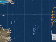 Advierten por cientos de pesqueros ilegales en el Mar Argentino