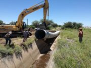San Luis Agua realizó tareas de mantenimiento en el canal principal Ingeniero Callaba de Quines
