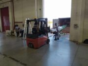 En la ZAL de Villa Mercedes cargaron garbanzo con destino a Italia