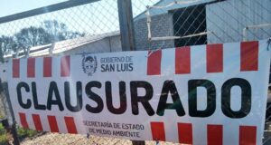 El Gobierno provincial realizó la clausura preventiva de una empresa por la incorrecta gestión de residuos peligrosos