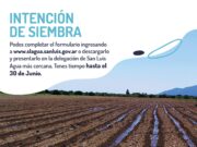 Agua cruda: el 30 de junio vence el plazo para presentar la Intención de Siembra