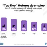 GráficaTop Five motor empleo – carne
