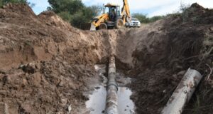 San Luis Agua finalizó la reparación del Acueducto del Oeste “Eloy Bona”