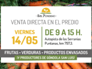 Con gran variedad de productos, Sol Puntano realizará otra jornada de venta directa
