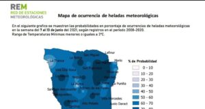 San Luis: pronostican heladas más acentuadas para la segunda semana de junio