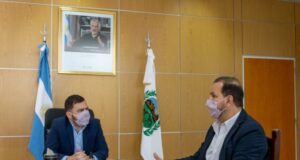 Plan ganadero: el ministro Lavandeira recibió al secretario de Agricultura, Ganadería y Pesca de la Nación