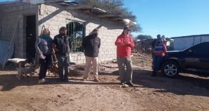 Autoridad y técnico de la SAFCI se reunieron con vecinos de Las Isletas
