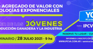 Nuevo seminario del IPCVA para jóvenes, “Carne: agregando valor con tecnologías exponenciales”