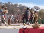 El Pueblo Huarpe Pynkanta recibió el año nuevo en la Plaza del Cerro, en San Luis