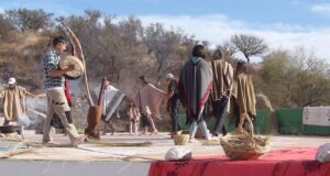 El Pueblo Huarpe Pynkanta recibió el año nuevo en la Plaza del Cerro, en San Luis