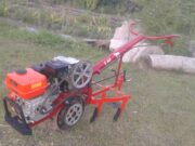 Productor de Nogolí fabricó su propio motocultor y ahora arma para la venta