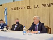 Domínguez firmó acuerdos con el gobernador Ziliotto y se reunió con el sector ganadero de La Pampa