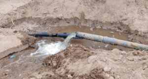 Una rotura deja sin agua por cuatro días al Ramal II del Acueducto San Luis