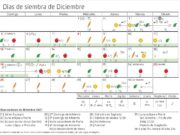 Calendario biodinámico para la siembra de diciembre 2021