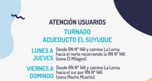 Acueducto el Suyuque: por las bajas precipitaciones, distribuirán el agua por turnos