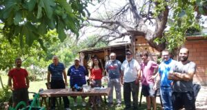 Agricultores familiares de Río Juan Gómez acceden a fuentes de captación de agua