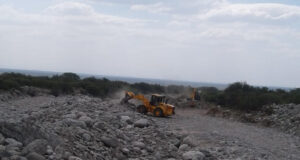 San Luis Agua realizó el encauzamiento de un sector del río Amieva