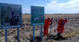 San Luis comenzó la instalación de la cartelería informativa para preservar la fauna silvestre