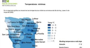 San Luis: la semana comenzó con heladas en 30 localidades y parajes