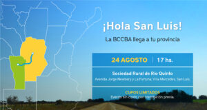 La Bolsa de Cereales de Córdoba ofrecerá una capacitación en Villa Mercedes
