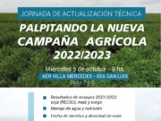 «Palpitando la nueva campaña agrícola 2022/2023»: llega una jornada de actualización técnica del INTA San Luis