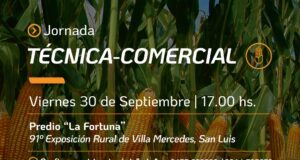 91º Expo Rural Río Quinto: un experto disertará este viernes sobre manejo del cultivo de maíz