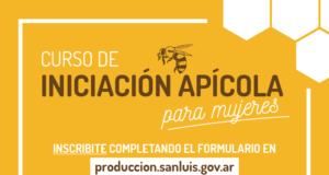 Realizarán un curso de iniciación apícola para mujeres de San Luis