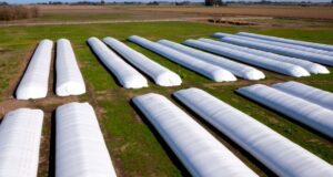 Silobolsas argentinos: con potencial para guardar los granos de Brasil