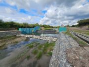 Inauguraron el azud “Paso de la Cruz” sobre el río Conlara