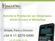 El RENATRE lanzó un servicio de WhatsApp para que los trabajadores rurales puedan solicitar la prestación por desempleo