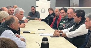 La Rural Río Quinto recibió a Poggi y le explicó las prioridades del campo