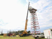 Terminó la obra física del nuevo radar meteorológico en Villa Reynolds
