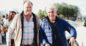 Fuerte respaldo del gobernador Poggi a Harold Bridger