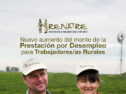 El RENATRE vuelve a aumentar la prestación por desempleo y asciende el monto máximo a $120.000