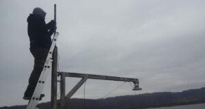 Instalaron en San Luis el primer medidor digital de cota de diques