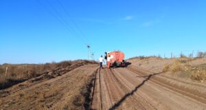 Comenzó el arreglo de caminos rurales en el sur de Villa Mercedes