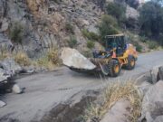San Luis: trabajan para reabrir al tránsito la ruta que une Nogolí con Río Grande