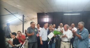 Rosa Etcheverry fue homenajeada por ser la primera mujer en presidir una sociedad rural en la provincia de San Luis