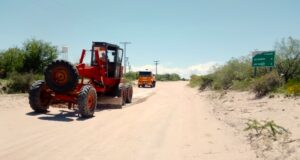 Realizaron mantenimiento de caminos de tierra en los departamentos Belgrano y Dupuy