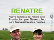 El RENATRE sube a $200.000 las prestaciones por desempleo a partir de diciembre