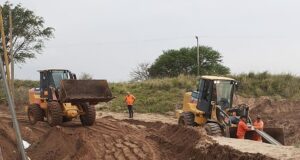 En la Cuenca Alta del Morro repararon un tramo de la ruta N°33 afectado por las lluvias