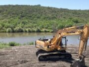 San Luis Agua finalizó la limpieza del azud de Renca