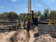 Concluyó la ejecución de la obra de toma de la perforación en Pampa Grande