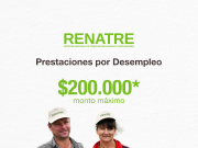 El RENATRE aumentó 185% la Prestación por Desempleo para trabajadores rurales durante 2024