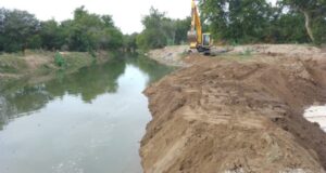 Encauzaron el río que provee a vecinos de Leandro N. Alem, La Majada y Potrero de Leyes