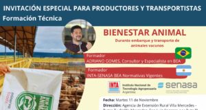 Desarrollarán en Villa Mercedes una jornada técnica sobre bienestar animal y manejo ganadero