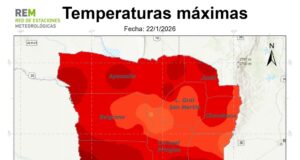 San Luis ardió bajo una ola de calor: Unión alcanzó los 42°C y más de 20 localidades superaron los 38°C